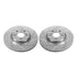 Power Stop 12-15 Land Rover Range Rover Evoque Front Evolution Drilled & Slotted Rotors - Pair