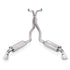 Stainless Works 2010-15 Camaro 6.2L 3in Exhaust X-Pipe S-Tube Turbo Mufflers Polished Tips