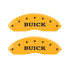 MGP 4 Caliper Covers Engraved Front Buick Rear Yellow Finish Black Char 2018 Buick Envision
