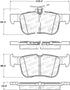 StopTech 13-18 Lincoln MKZ / Ford Fusion Street Select Rear Brake Pads