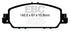 EBC 13-17 Honda Accord Coupe 2.4 EX Redstuff Front Brake Pads