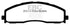 EBC 13+ Ford F250 (inc Super Duty) 6.2 (2WD) Extra Duty Front Brake Pads