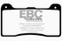 EBC Brakes Wilwood Dynalite Narrow Redstuff Ceramic Brake Pads