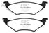 EBC 96-00 Chrysler Town & Country 3.3 (15in Wheels) Ultimax2 Rear Brake Pads