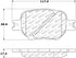 StopTech Street Select Brake Pads - Front/Rear