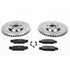 Power Stop 03-04 Jaguar S-Type Front Z23 Evolution Sport Brake Kit