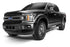 Bushwacker 18-20 Ford F-150 (Excl Models w/Tech Pkg) Pocket Style Flares 4pc - Agate Black Met