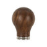 Mishimoto Round Steel Core Wood Shift Knob - Walnut