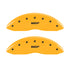 MGP 4 Caliper Covers Engraved Front & Rear MGP Yellow Finish Black Characters 2007 Acura TL