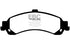 EBC 02 Cadillac Escalade 5.3 (PBR rear caliper) Extra Duty Rear Brake Pads