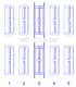 King Ford 330/352/360/390/410/428 Engine Main Bearing Set