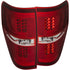 ANZO 2009-2013 Ford F-150 LED Taillights Red/Clear