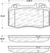 StopTech Sport Performance 03-06 Mercedes CLK500 Front Brake Pads