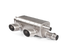Akrapovic 16-17 Porsche 911 Carrera S/4/4S/GTS (991.2) Slip-On Line (Titanium) w/ Titanium Tips