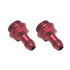 Russell Performance 7/8in -20 x -6 AN Male Flare Extended (2 pcs.) (Red/Blue)