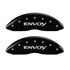 MGP 4 Caliper Covers Engraved Front & Rear Envoy Black finish silver ch