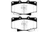 EBC 96-97 Lexus LX450 4.5 Greenstuff Front Brake Pads