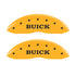 MGP 4 Caliper Covers Engraved Front Buick Rear Yellow Finish Black Char 2007 Buick Lucerne