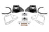 BMR Suspension 82-92 Chevy Camaro Caster/Camber Plates w/ Lockout Plates - Black Hammertone
