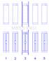 King International 421CI/446CI V8 (STD Size) Crankshaft Main Bearing Set
