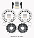 Wilwood Pro-Matrix Rear Kit Drilled 05-12 Mustang GT (2pc Hat/Rtr)
