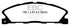 EBC 13+ Ford Taurus 3.5 Twin Turbo SHO Redstuff Front Brake Pads
