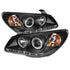 Spyder Hyundai Elantra 07-10 Projector Headlights LED Halo DRL Blk PRO-YD-HYELAN07-DRL-BK