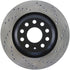 StopTech 09-13 VW CC 3.6L VR6 / 08-09 & 12 Golf R/Golf R32 Drilled Left Rear Rotor