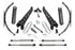 Fabtech 08-16 Ford F250/350 4WD 8in Rad Arm Sys w/Coils & Rr Lf Sprngs & Dlss Shks