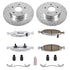 Power Stop 99-02 Jeep Grand Cherokee Front Z26 Street Warrior Brake Kit