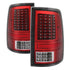 xTune Dodge Ram 1500 09-14 Incandescent Model Only LED Tail Lights - Red Clear ALT-JH-DR09-LED-CS-RC