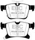 EBC 2016+ Chrysler Pacifica (RU) 3.6L Ultimax2 Rear Brake Pads