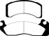 EBC 84 Ford Fairmont 2.3 Ultimax2 Front Brake Pads