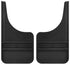 Husky Liners Universal 12in Wide Black Rubber Front Mud Flaps w/o Weight