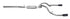 Gibson 14-18 GMC Sierra 1500 Denali 6.2L 3.5in/2.25in Cat-Back Dual Split Exhaust - Black Elite
