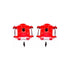 Power Stop 78-85 Avanti II Front Red Calipers w/o Brackets - Pair
