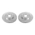 Power Stop 10-16 Cadillac SRX Front Evolution Drilled & Slotted Rotors - Pair