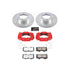 Power Stop 05-22 Toyota Tacoma Front Z36 Truck & Tow Kit w/Cals