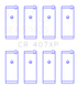King Nissan CA16DET/CA18DET/CA20ET (Size .026) Connecting Rod Bearings (Set of 4)