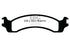 EBC 00-02 Dodge Ram 2500 Pick-up 5.2 2WD (Pad with wear sensor) Ultimax2 Front Brake Pads