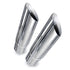 Stainless Works Angle Cut Resonator Tips 2 1/2in ID Inlet 3in Body
