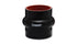 Vibrant 4 Ply Reinforced Silicone Hump Hose Connector - 2in I.D. x 3in long (BLACK)