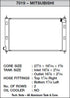 CSF 08-15 Mitsubishi Lancer Evo X Radiator