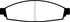 EBC 03-06 Lincoln Aviator 4.6 Greenstuff Front Brake Pads