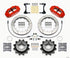 Wilwood Narrow Superlite 4R Rear Kit 12.88in Red 99-05 WRX / 99-07 Impreza