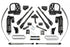 Fabtech 11-16 Ford F250 4WD w/Factory Overload 8in 4Link Sys w/Dlss 4.0 C/O& Rr Dlss
