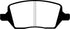 EBC 04-05 Buick Terraza 3.5 FWD Greenstuff Rear Brake Pads