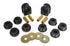 Prothane 4/99-04 Ford F250 SD 4wd Front Sway Bar Bushings - 32mm - Black