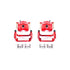 Power Stop 03-07 Honda Accord Front Red Calipers w/Brackets - Pair