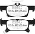 EBC 2016+ Buick Envision 2.0L Turbo Ultimax2 Rear Brake Pads